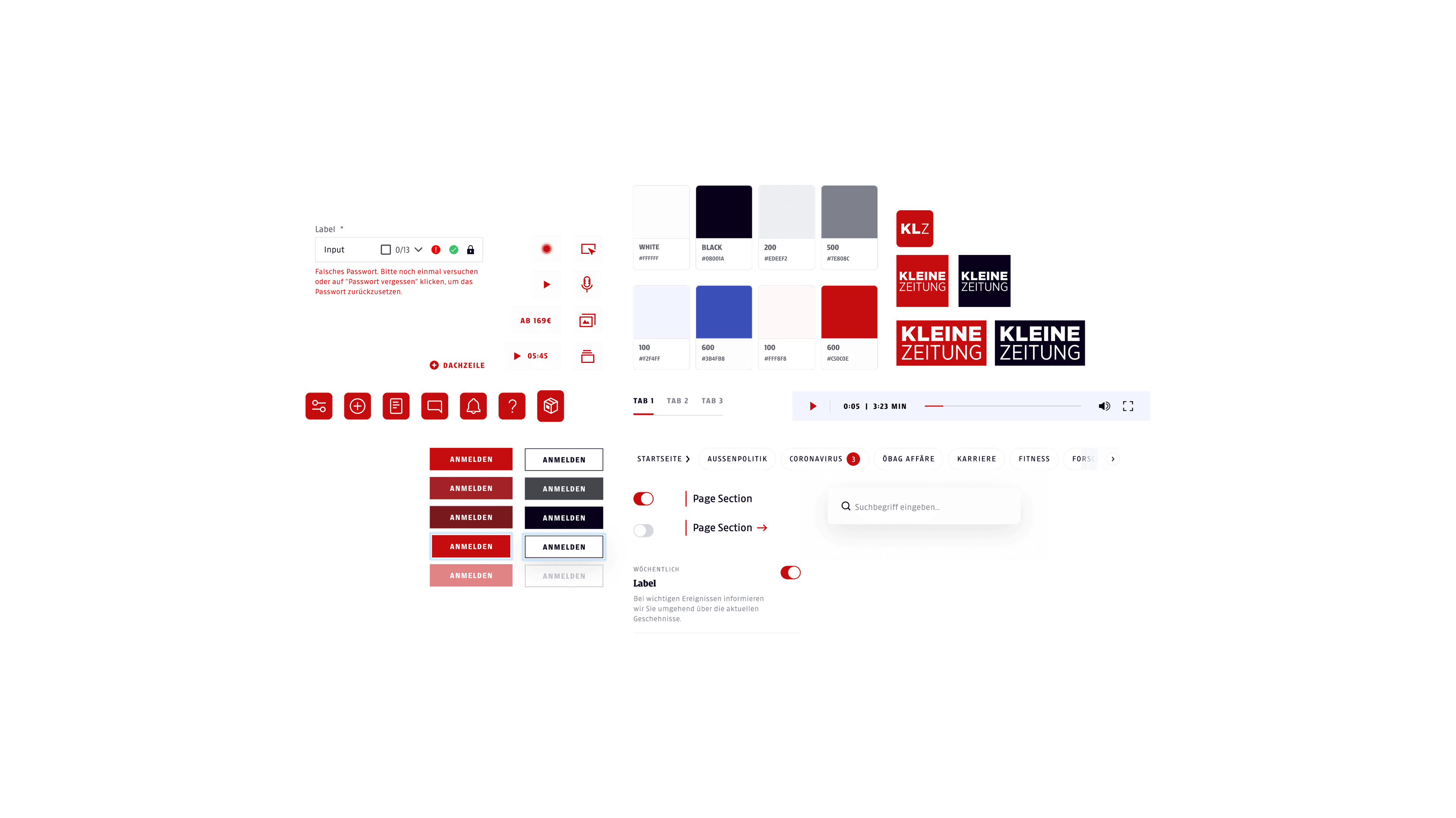 Kleine Zeitung Design System